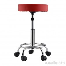 Height Adjustable Salon Stool 360 Degree Swivel Hydraulic Rolling Beauty Chair